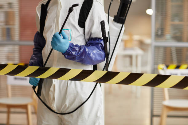 Professional Biohazard Cleanup technician working in Vauxhall, NJ